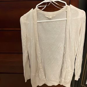 White Cardigan Sweater Size Small Forever21